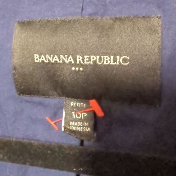 Banana Republic Factory Blue Eyelet Blazer - Picture 4 of 7